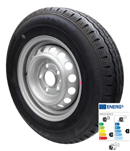 Ruota completa 165r13 94n - completa,