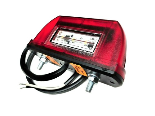 Illuminazione targa led - targa, rosso