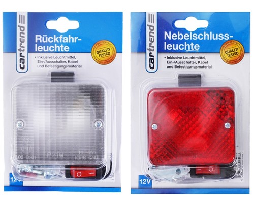 Rimorchio per auto con fari - rimorchio,