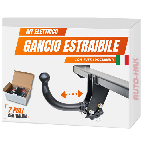 Gancio traino estraibile - traino,